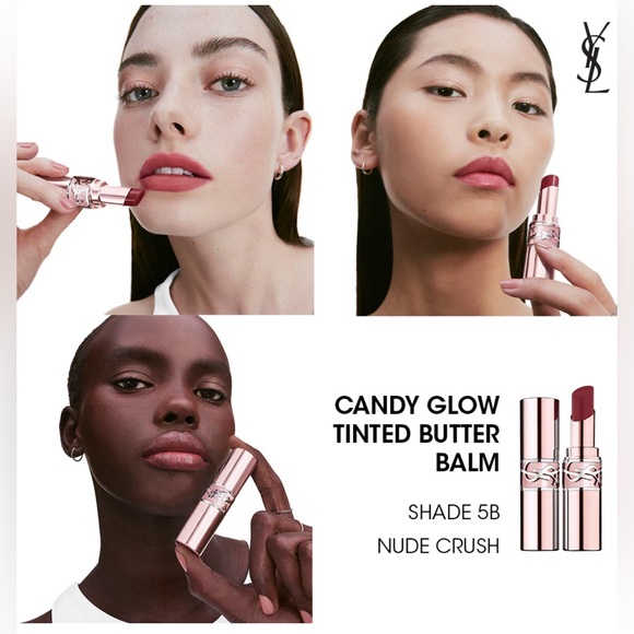 YSL Candy Glow Tinted Butter Balm- 5B Nude Crush - Picture 4 of 8